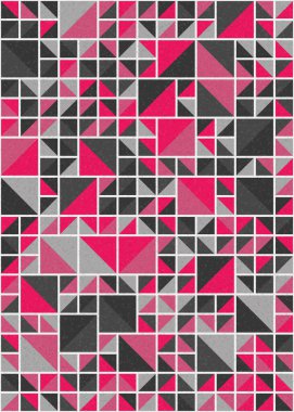 Soyut geometrik desen, sanat çizimi