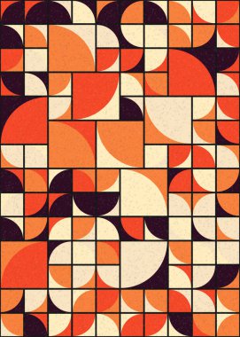 Soyut Geometrik Desen üretken hesaplama sanatı çizimi