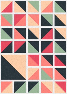 Soyut geometrik desen, sanat çizimi