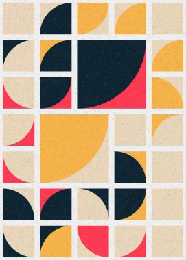 Soyut geometrik desen, sanat çizimi