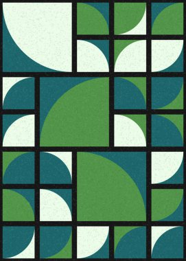 Soyut geometrik desen, sanat çizimi