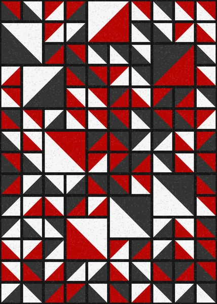 Abstracte Geometrische Patroon Kunst Illustratie — Stockvector