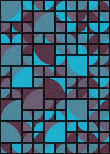 Patrón Geométrico Abstracto Ilustración Arte — Vector de stock