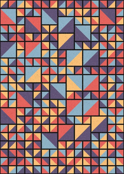 Abstraktes Geometrisches Muster Künstlerische Illustration — Stockvektor