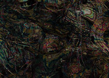 Soyut Perlin Gürültüsü Arkaplan Hesaplama Üretken Sanat Çizimi