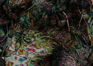 Soyut Perlin Gürültüsü Arkaplan Hesaplama Üretken Sanat Çizimi