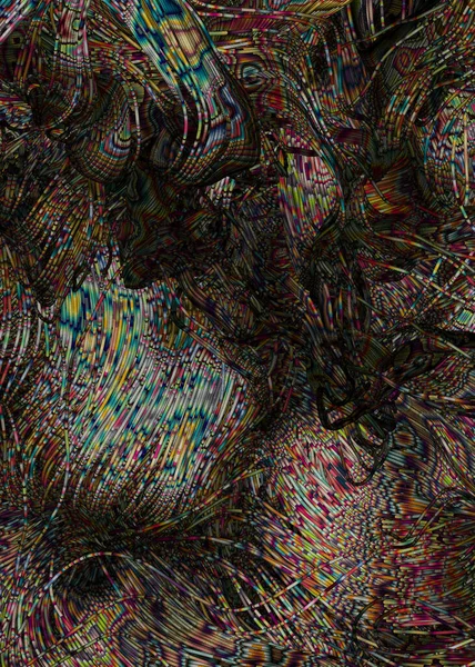 Abstract Perlin Noise Background Computational Generative Art Illustration — Fotografia de Stock