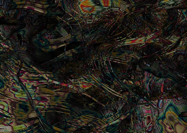 Абстрактний Шум Перліна Обчислювальна Генеративна Мистецька Ілюстрація — стокове фото