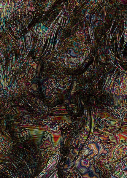 Abstrakt Perlin Noise Baggrund Computational Generative Art Illustration - Stock-foto