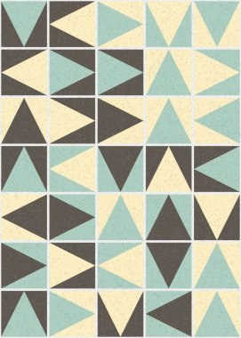 Soyut Geometrik Desen üretken hesaplama sanatı çizimi