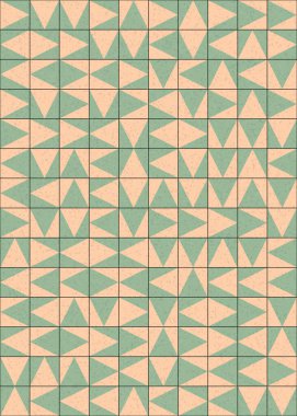 Soyut Geometrik Desen üretken hesaplama sanatı çizimi