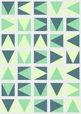 Soyut Geometrik Desen üretken hesaplama sanatı çizimi