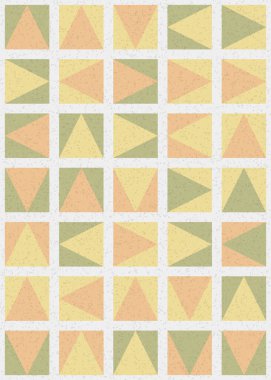 Soyut Geometrik Desen üretken hesaplama sanatı çizimi