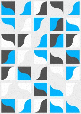 Soyut Geometrik Desen üretken hesaplama sanatı çizimi