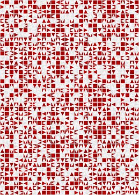 Soyut Geometrik Desen üretken hesaplama sanatı çizimi