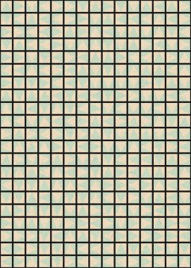 Soyut Geometrik Desen üretken hesaplama sanatı çizimi