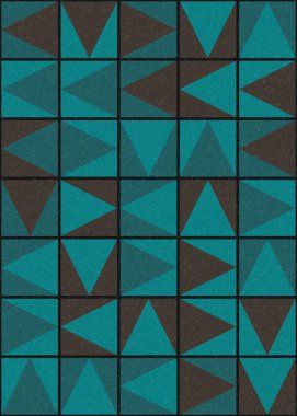 Soyut Geometrik Desen üretken hesaplama sanatı çizimi