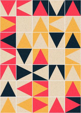 Soyut Geometrik Desen üretken hesaplama sanatı çizimi