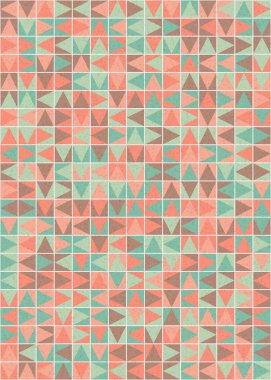 Soyut Geometrik Desen üretken hesaplama sanatı çizimi