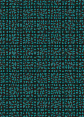 Soyut Geometrik Desen üretken hesaplama sanatı çizimi
