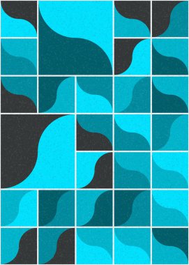 Soyut Geometrik Desen üretken hesaplama sanatı çizimi