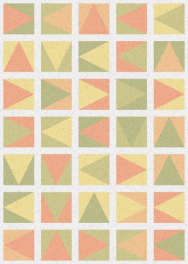 Soyut Geometrik Desen üretken hesaplama sanatı çizimi 