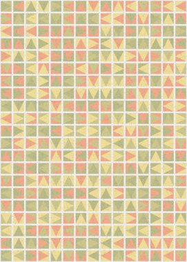 Soyut Geometrik Desen üretken hesaplama sanatı çizimi