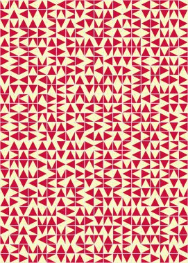 Soyut Geometrik Desen üretken hesaplama sanatı çizimi