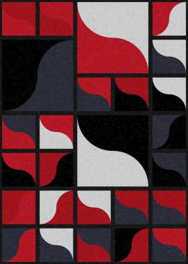 Soyut Geometrik Desen üretken hesaplama sanatı çizimi