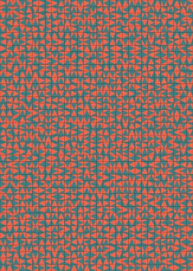 Soyut Geometrik Desen üretken hesaplama sanatı çizimi