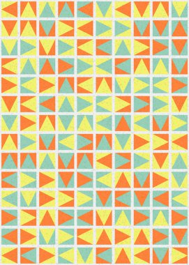 Soyut Geometrik Desen üretken hesaplama sanatı çizimi