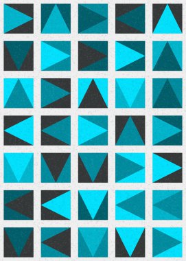 Soyut Geometrik Desen üretken hesaplama sanatı çizimi