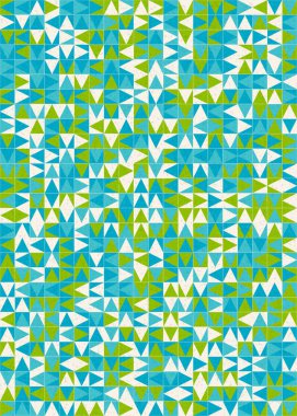 Soyut Geometrik Desen üretken hesaplama sanatı çizimi