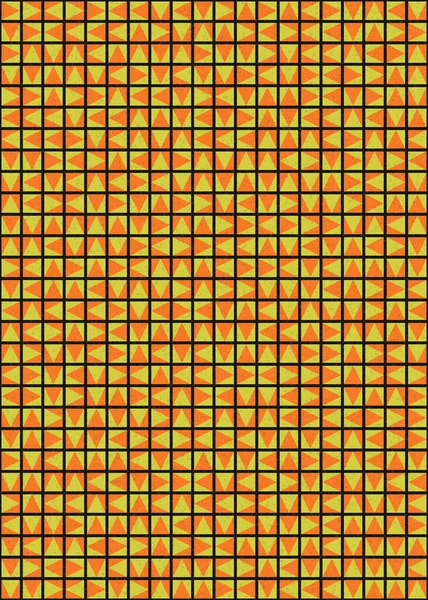 Abstrakcyjny Geometryczny Wzór Generatywna Sztuka Obliczeniowa Ilustracja — Wektor stockowy