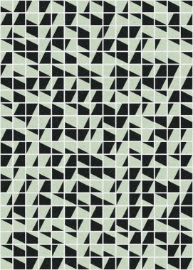 Soyut Geometrik Desen üretken hesaplama sanatı çizimi