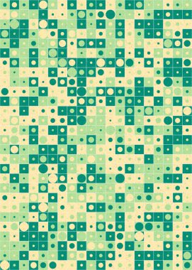 Soyut Geometrik Desen üretken hesaplama sanatı çizimi