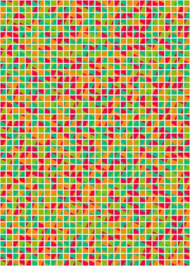 Soyut Geometrik Desen üretken hesaplama sanatı çizimi