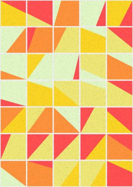 Soyut Geometrik Desen üretken hesaplama sanatı çizimi