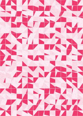 Soyut Geometrik Desen üretken hesaplama sanatı çizimi