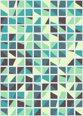 Soyut Geometrik Desen üretken hesaplama sanatı çizimi