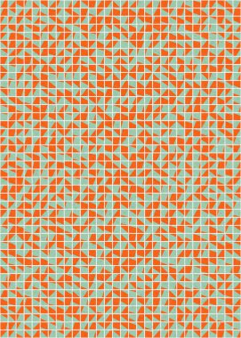 Soyut Geometrik Desen üretken hesaplama sanatı çizimi