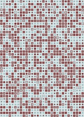 Soyut Geometrik Desen üretken hesaplama sanatı çizimi