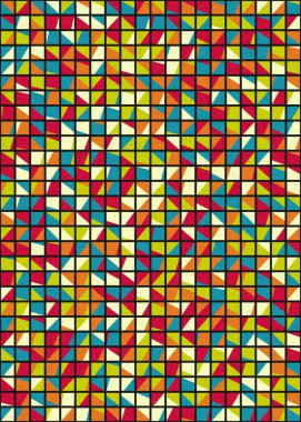 Soyut geometrik desen, sanat çizimi