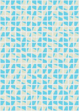 Soyut Geometrik Desen üretken hesaplama sanatı çizimi