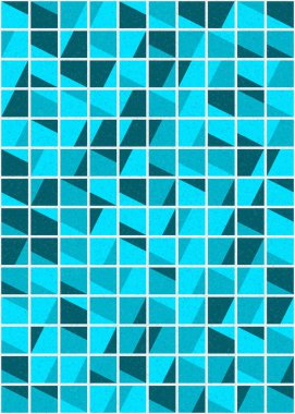 Soyut Geometrik Desen üretken hesaplama sanatı çizimi