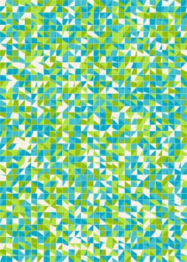 Soyut Geometrik Desen üretken hesaplama sanatı çizimi