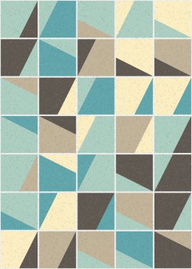 Soyut Geometrik Desen üretken hesaplama sanatı çizimi