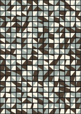 Soyut geometrik desen, sanat çizimi