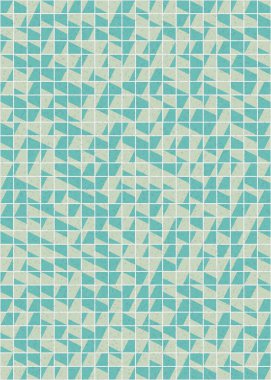 Soyut Geometrik Desen üretken hesaplama sanatı çizimi