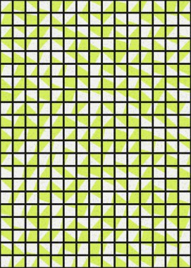 Soyut Geometrik Desen üretken hesaplama sanatı çizimi